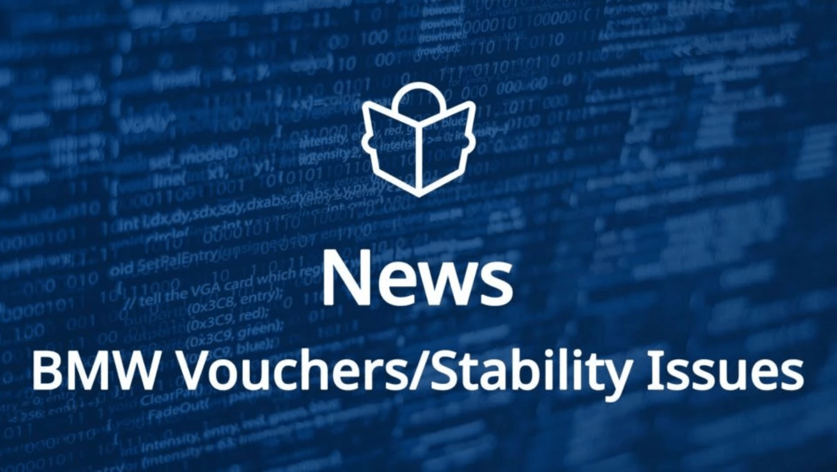 BMW Vouchers Due To Stability Issues 15.09.20 – 29.09.20